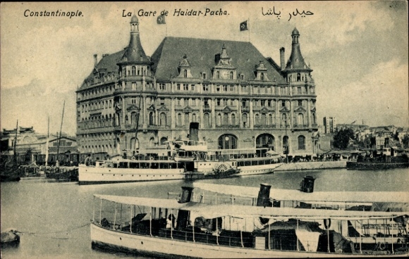 Postcard Constantinople Istanbul Türkiye, La Gare de Haidar Pacha