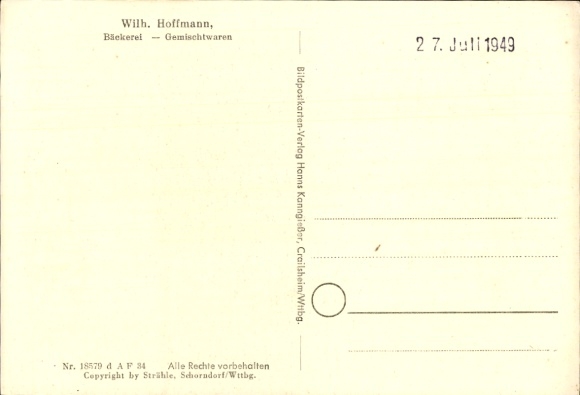 Postcard Unterheinriet Untergruppenbach in Württemberg, aerial photograph
