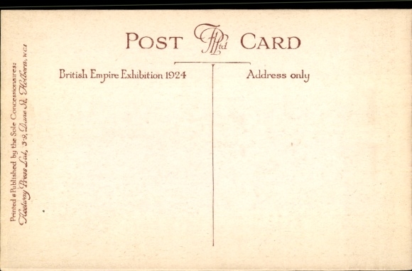 PC British Empire Exhibition 1924, Pallace of Engineering