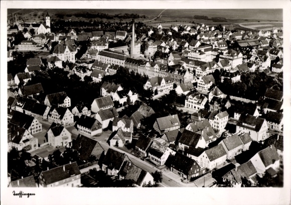 Ak Trossingen auf der Baar, Fliegeraufnahme