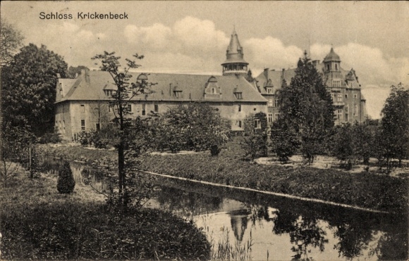 Postcard Hinsbeck Nettetal on the Lower Rhine, Krickenbeck Castle