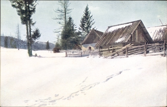 Postcard Mönichkirchen in Niederösterreich, Mönichkirchner Schwaig, Winter