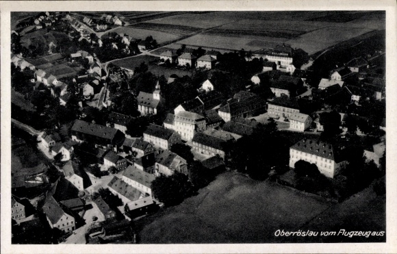 KP Oberröslau Górna Frankonia Bawaria, zdjęcie lotnicze