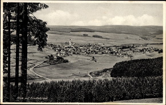 Ansichtkaart Erndtebrück in Westfalen, panorama