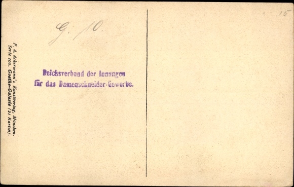 Artists Postcard Kaulbach, Friedrich August, Eugenie, two women