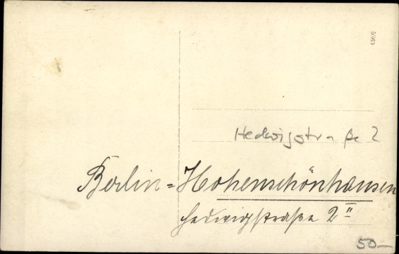 Zdjęcie Ak Berlin Lichtenberg Hohenschönhausen, budynek mieszkalny, Hedwigstrasse 2