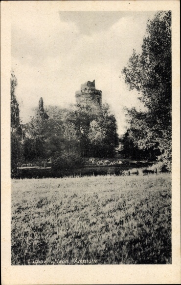 Postcard Lüchow in Wendland, official tower