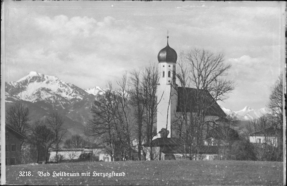 7 Glas Negative Bad Heilbrunn in Oberbayern, Postkutsche, diverse Ansichten