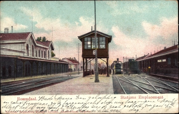 Postcard Rosendaal Roosendaal Nordbrabant Niederlande, Stations Emplacement