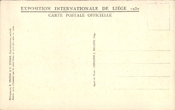 Postcard Liège Liège Wallonia, Exhibition 1930, Palace of Egypt