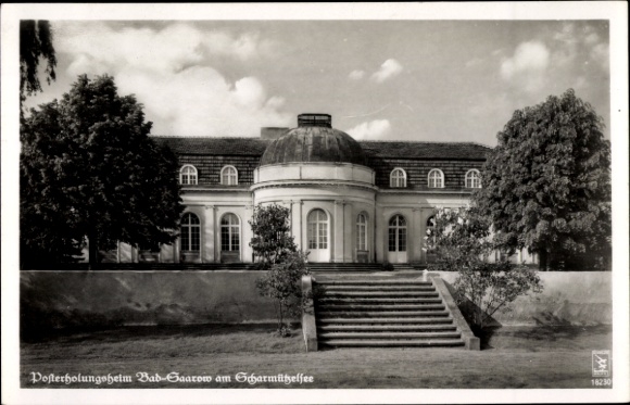 Postcard Bad Saarow Pieskow Brandenburg, Postholungsheim, Klinke Nr. 18230