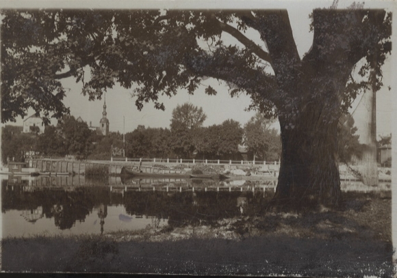 Original photo of Schweinfurt, Main section with Gerberstieglein, around 1900