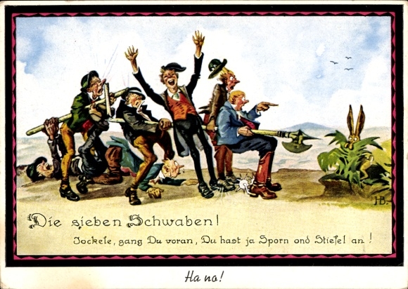 Ak De Zeven Zwaben