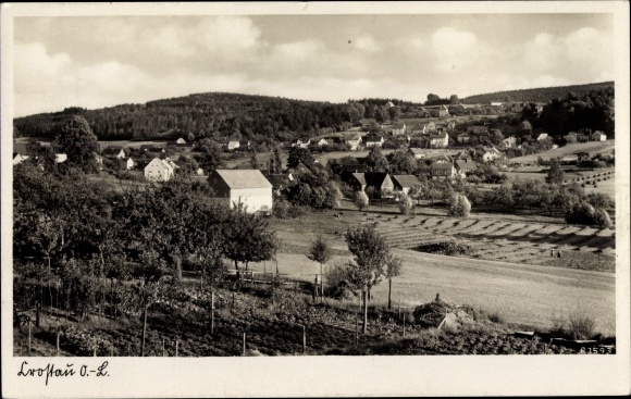 Ak Crostau Schirgiswalde Kirschau, Panoramablick auf den Ort