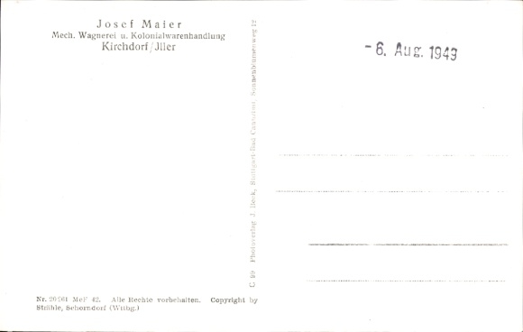 Postcard Kirchdorf an der Iller Württemberg, aerial photograph