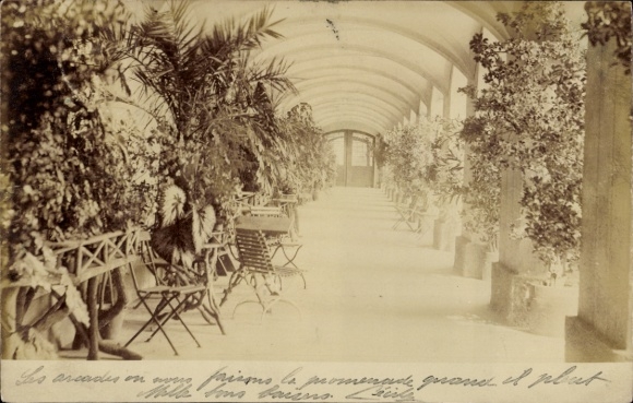 Photo Postcard Zangberg in Upper Bavaria, Educational Institute, Arcades