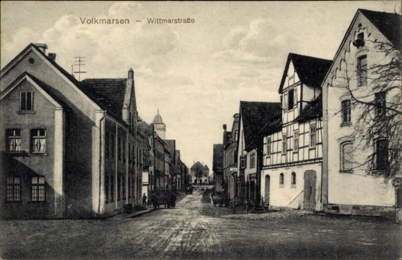 Postcard Volkmarsen in North Hesse, Wittmarstrasse