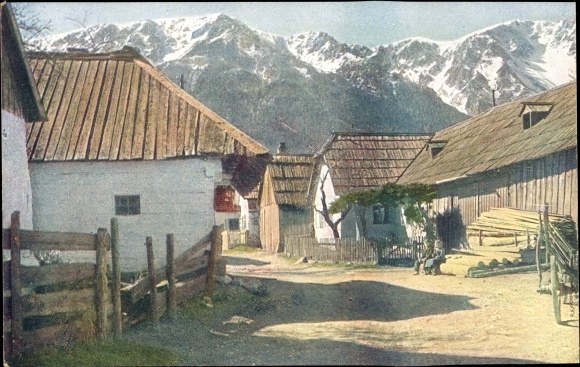 PC Schneebergdörfl Lower Austria, village motif