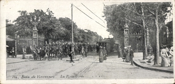 Ansichtkaart Parijs XII Bois de Vincennes, Poort