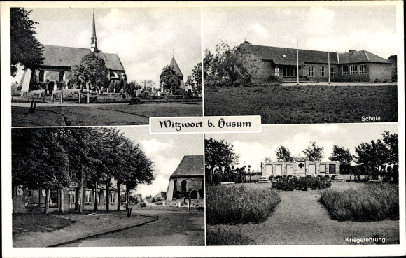 Ak grap woord in Noord-Friesland, kerk, school, oorlogsceremonies