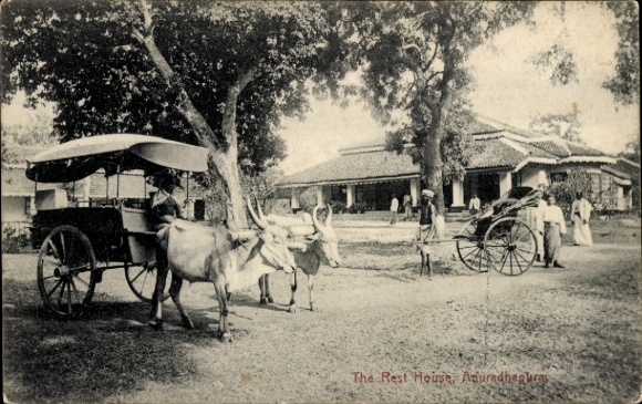 Postcard Anuradhapura Sri Lanka, The Rest House