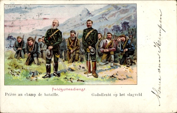 Artysta KP Boer War, służba polowa