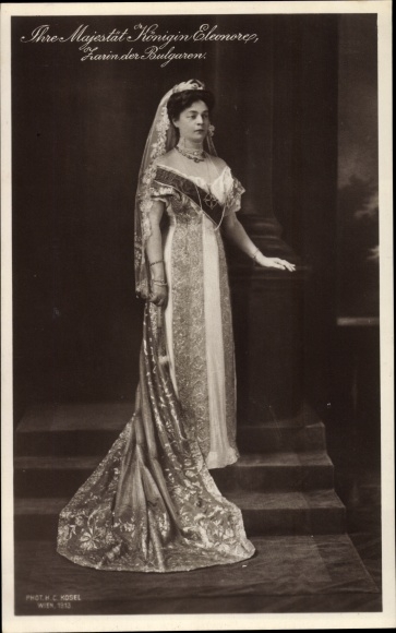 Postcard Queen Eleonore, Tsarina of Bulgaria