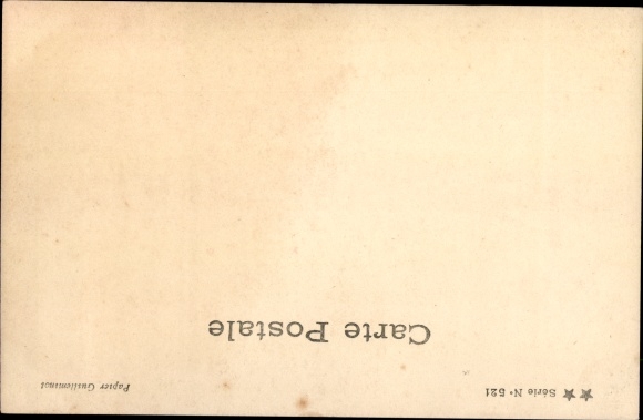 Postcard Napoleon Intime, Scene VI, premiere lecon de strategie, theater scene