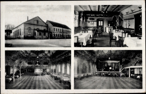 Postcard Neukirchen an der Pleiße, Gasthof Neukirchen