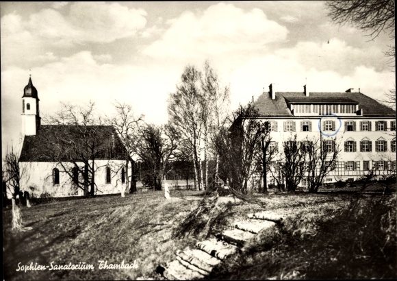 Postcard Thambach Reichertsheim Upper Bavaria, Sophien Sanatorium