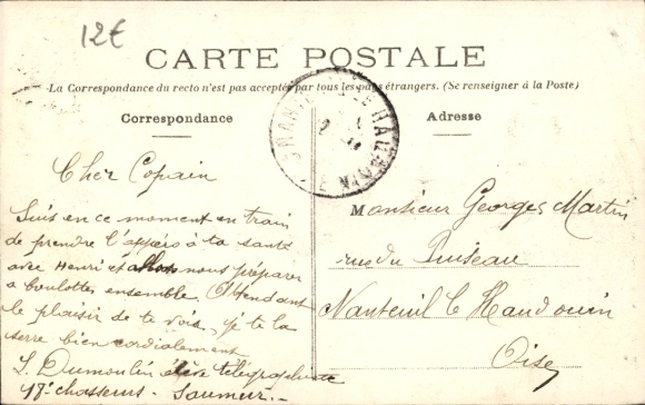 PC Saumur Maine et Loire, Rue Dacier