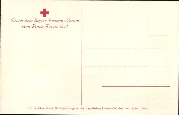 Kunstenaarskaart Am Ammersee, Beierse vrouwenvereniging van het Rode Kruis