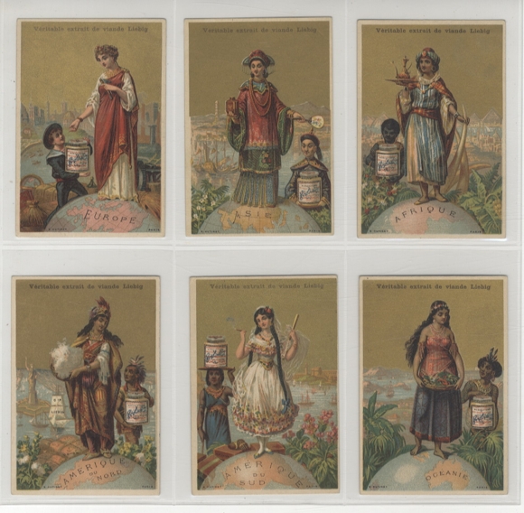 Liebig pictures series A 78 parts of the world 1883