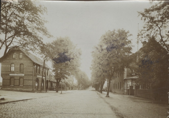 Original photo Soltau, Harburgerstraße, District Office, around 1900