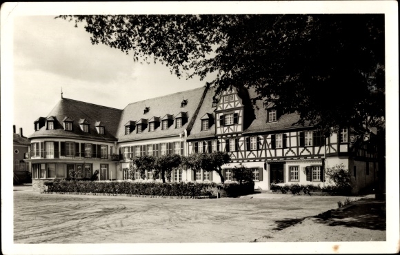 Postcard Oestrich Winkel am Rhein Rheingau, Hotel Schwan