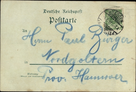 litho Dresden Blasewitz, vestiging Goethegarten, stadsuitzicht, Loschwitz