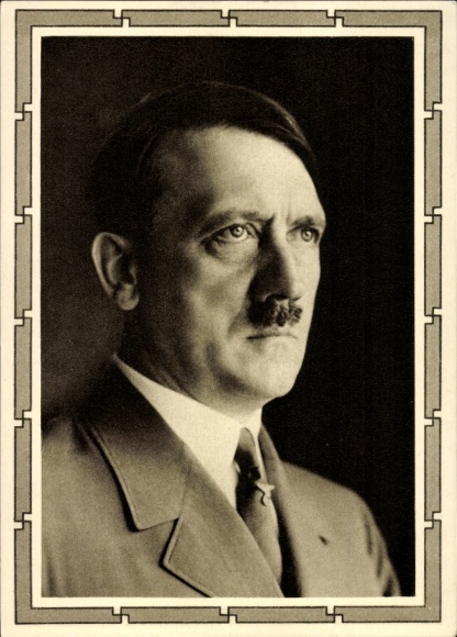 Ganzsachen Ak Führer und Reichskanzler Adolf Hitler, Portrait