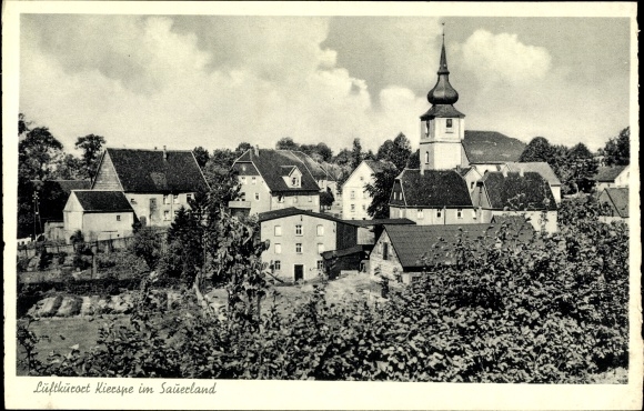 Ak Kierspe im Märkischen Kreis, Teilansicht