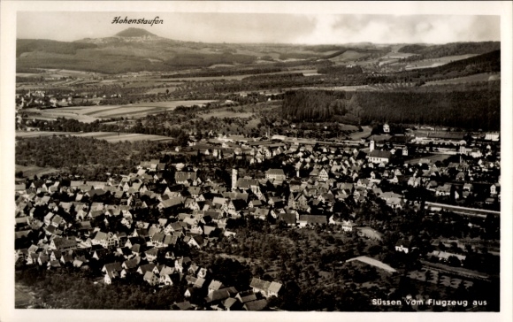 Ak Süßen an der Fils, Fliegeraufnahme