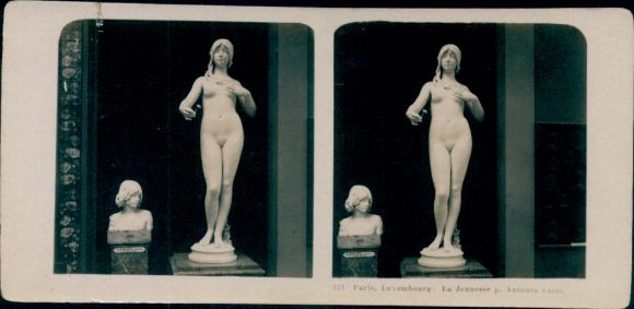 Stereofoto Parijs VI, Luxemburg, kunststof