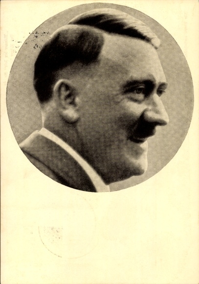Postcard Führer and Reich Chancellor Adolf Hitler, Men of the Time 91