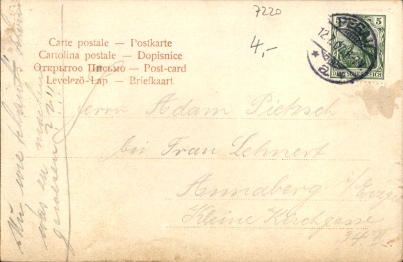 Postcard Pegau in Saxony, Schützenplatz