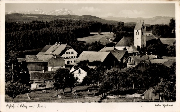 Postcard Eglofs Argenbühl in Allgäu, Panorama