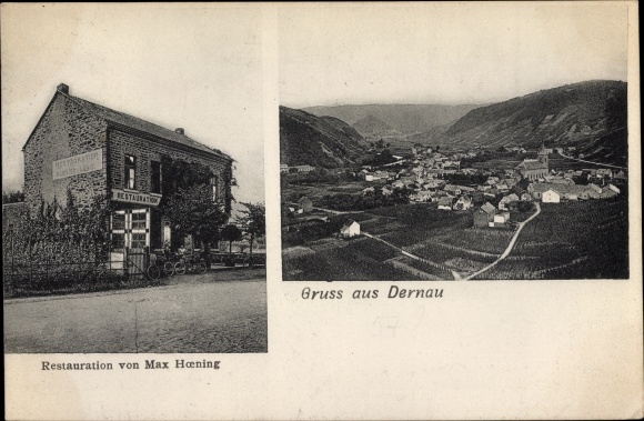 PC Dernau an der Ahr, general view, restoration by Max Hoening