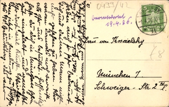 Postcard Borstel Sülfeld in Schleswig-Holstein, building