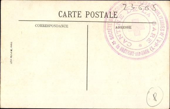 Postcard Cantine de la Courneuve Aubervilliers, Französisches Rotes Kreuz