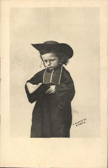 4 AK Little Boy as a Clergyman