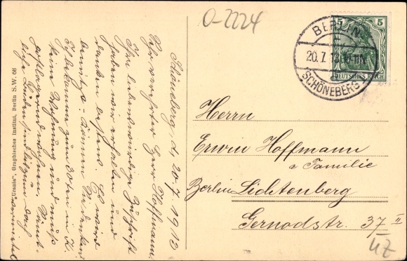 Postcard Ostseebad Kölpinsee on Usedom, Villa An de Waterkant