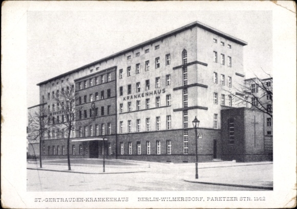 Ak Berlin Wilmersdorf, Sankt Getrauden Krankenhaus
