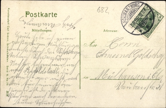 PC Schwarzburg in Thuringia, nice detailed view
